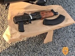 The SK 47 assault rifle fired by Horvin Ruiz at motorists on the Palmetto Expressway