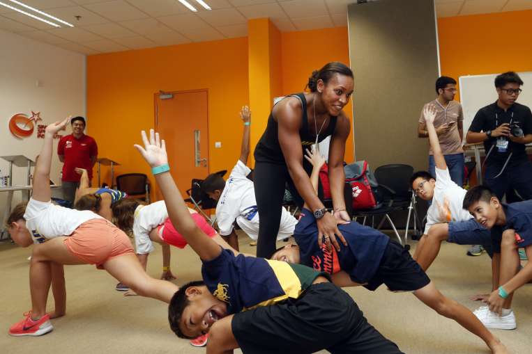 Alia at a clinic in Singapore