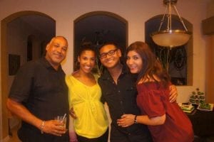 Anna Smith breast cancer survivor and family