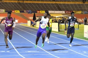 Nkrumie, Reid explodes with historic wins First to run sub-10, sub-11 100m races at Champs as JC, Edwin Allen lead