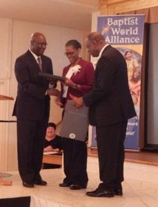 Jamaican leader Baptist World Alliance honored