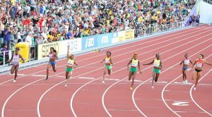 Fraser-Pryce seals 5th 100m crown as Jamaica sweep podium 