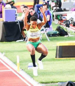 Shanieka Ricketts lands silver in triple jump final 