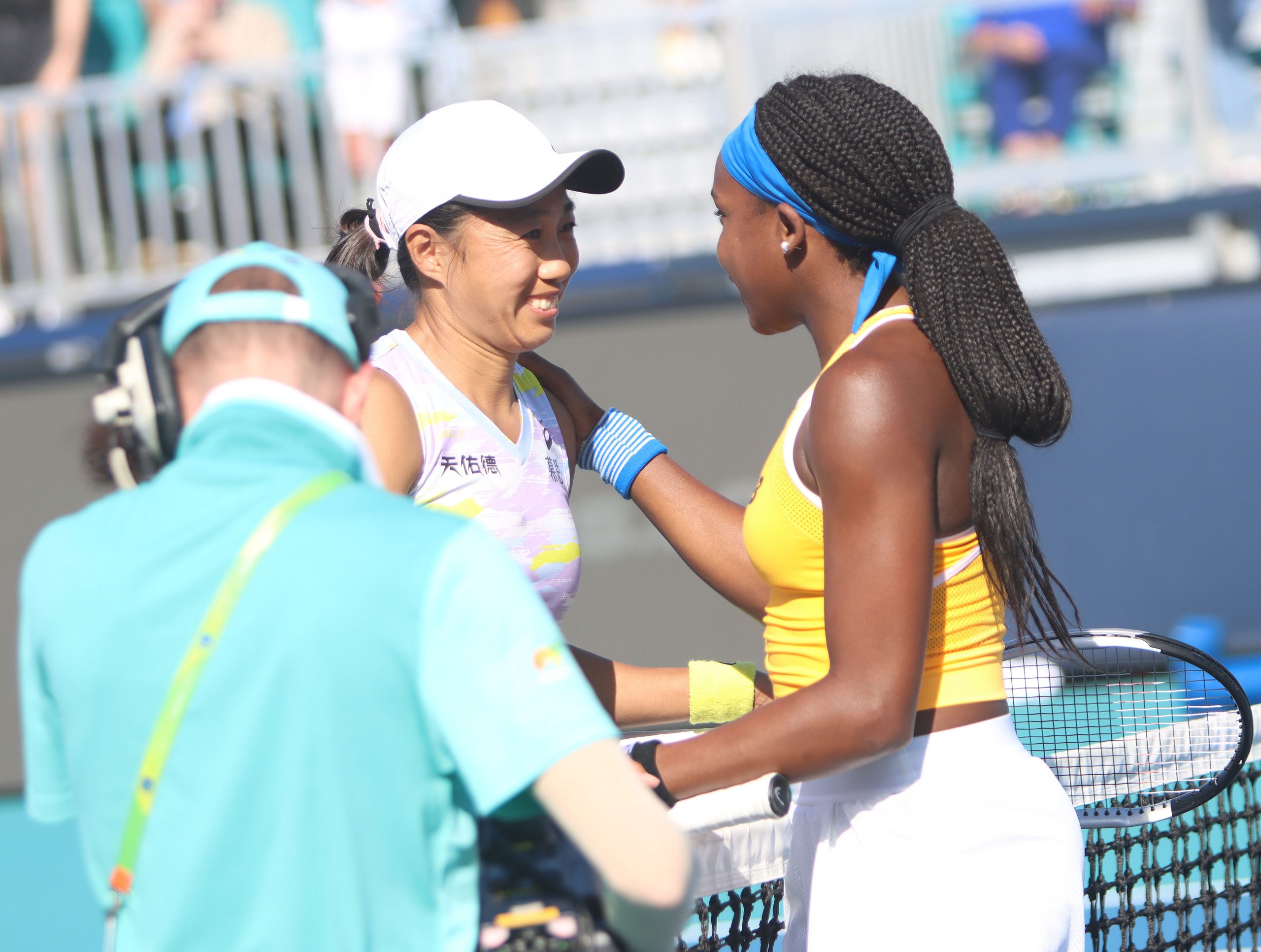 Coco Gauff and Shuai Zhang