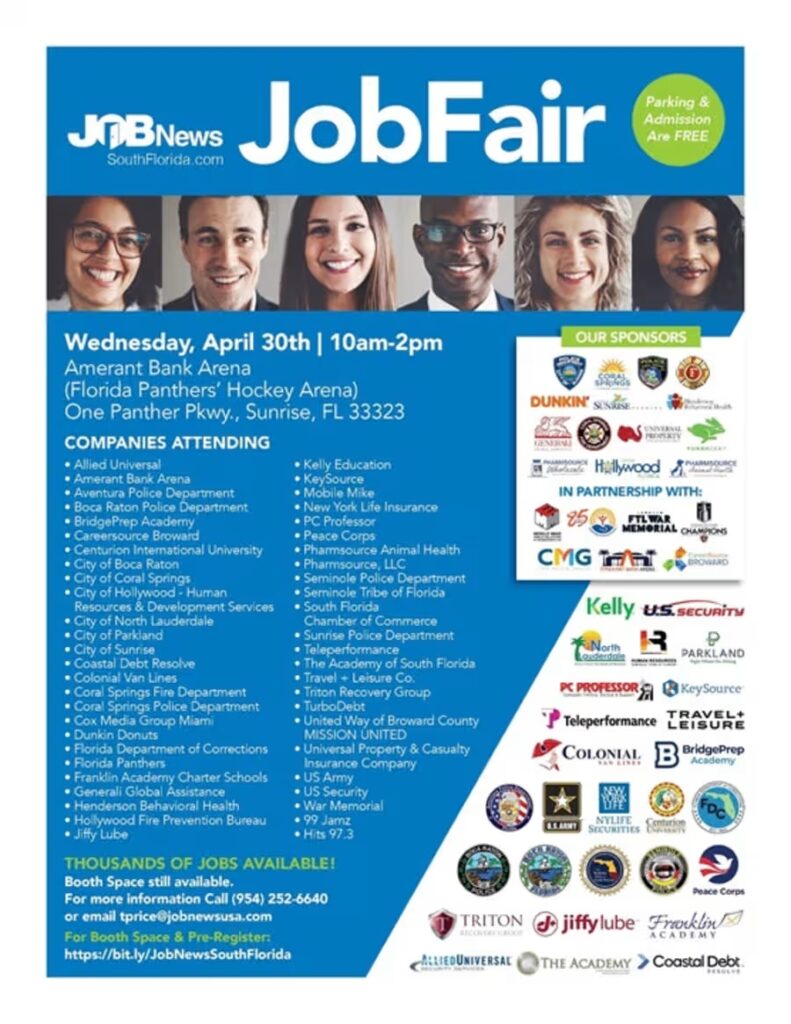 Mega South Florida Job Fair in Sunrise