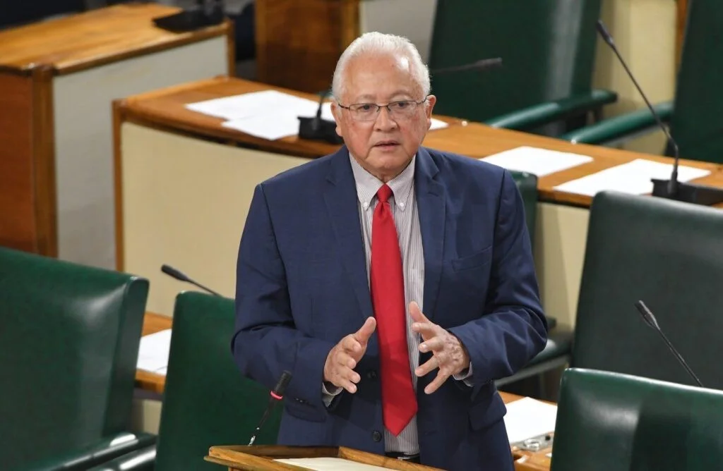 Minister of Justice Delroy Chuck.