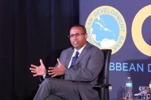 Director of Economics at CDB, Dr. Justin Ram, 