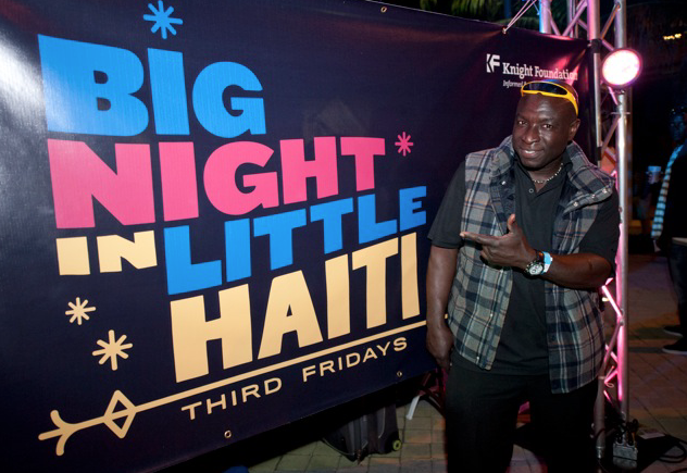DJ Mack, a regular deejay at Big Night poses for the camera