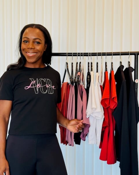 Veronica Campbell Brown in VCB FIT activewear