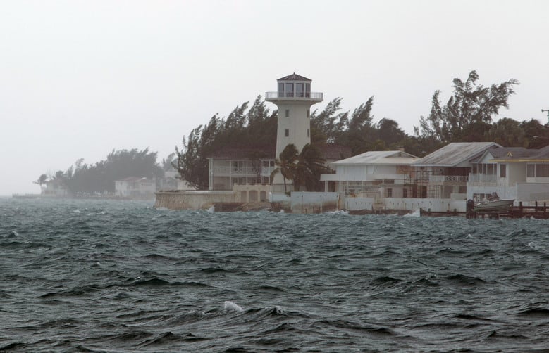  Hurricane Joaquin dumped torrential rains across the eastern and central Bahamas on Friday as a Category 4 storm. 