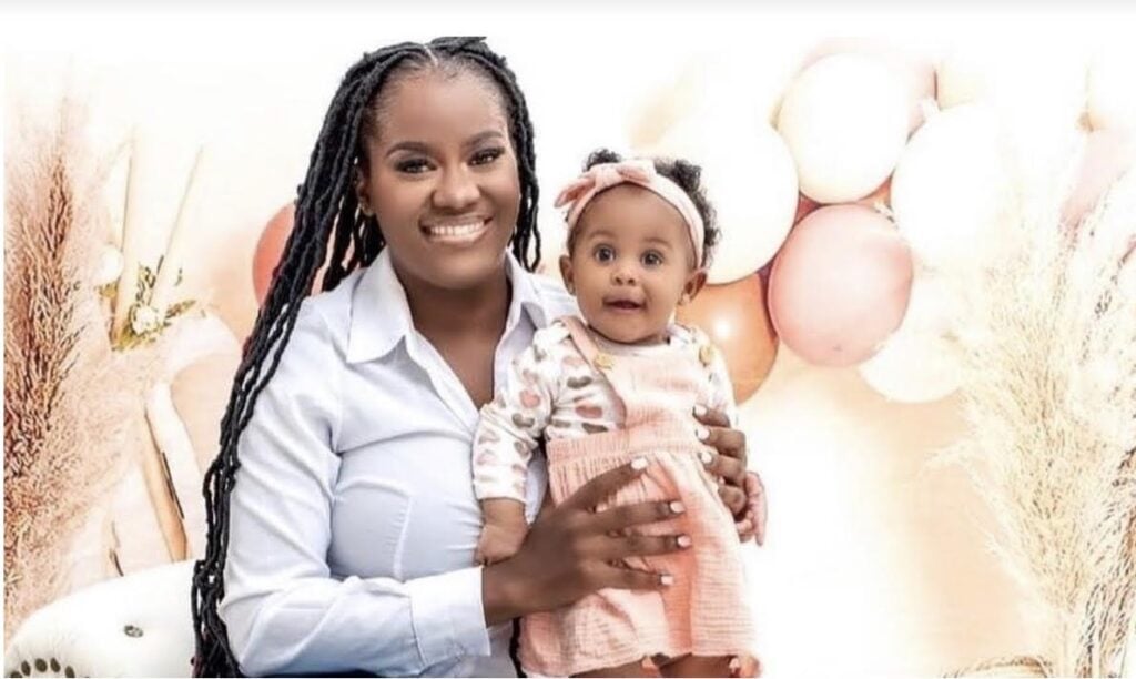 Toshyna Patterson and baby Paulwell