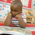 young-black-reading